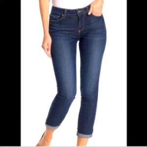 PAIGE Kylie Crop dark wash jeans